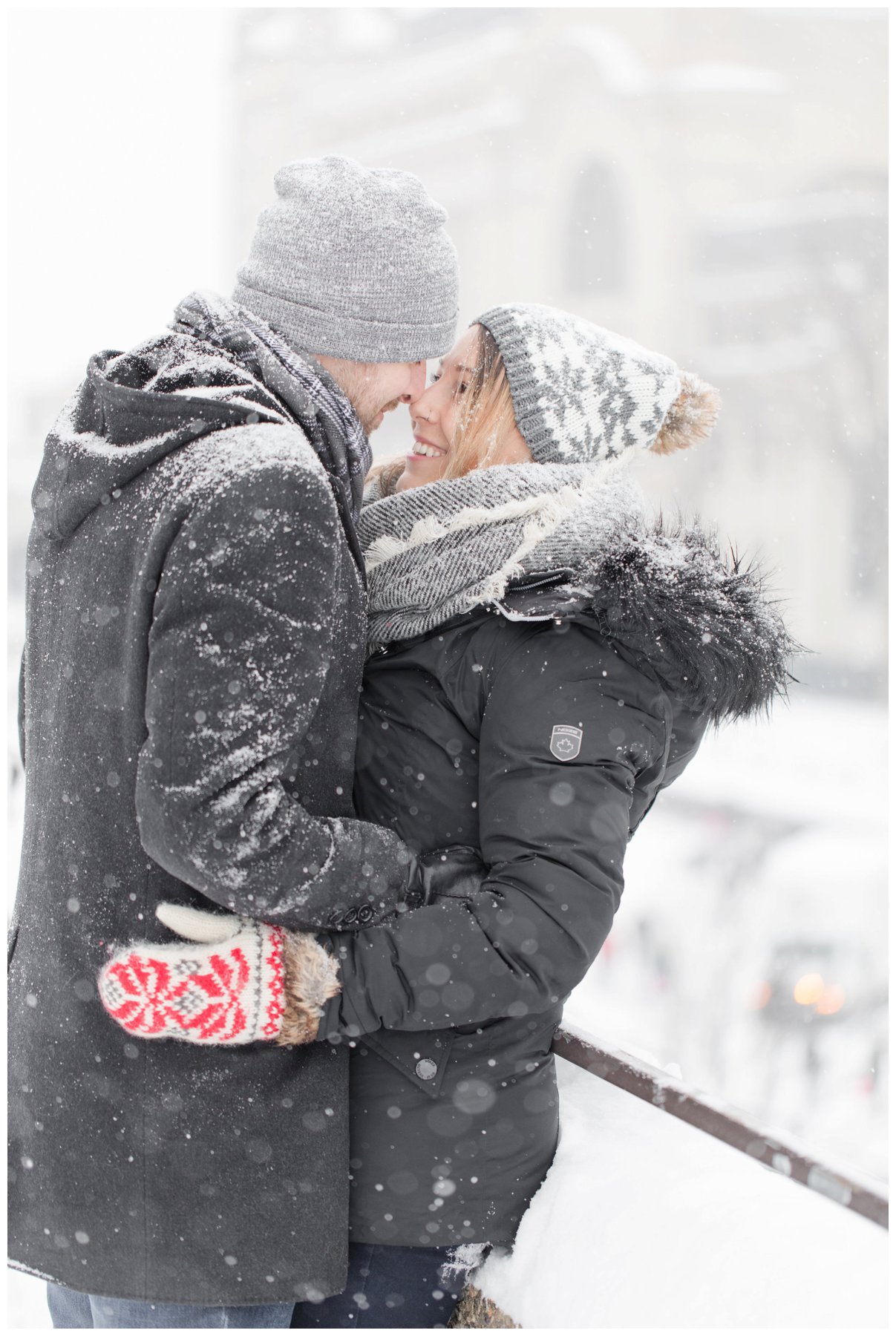 Ottawa Winter engagement session