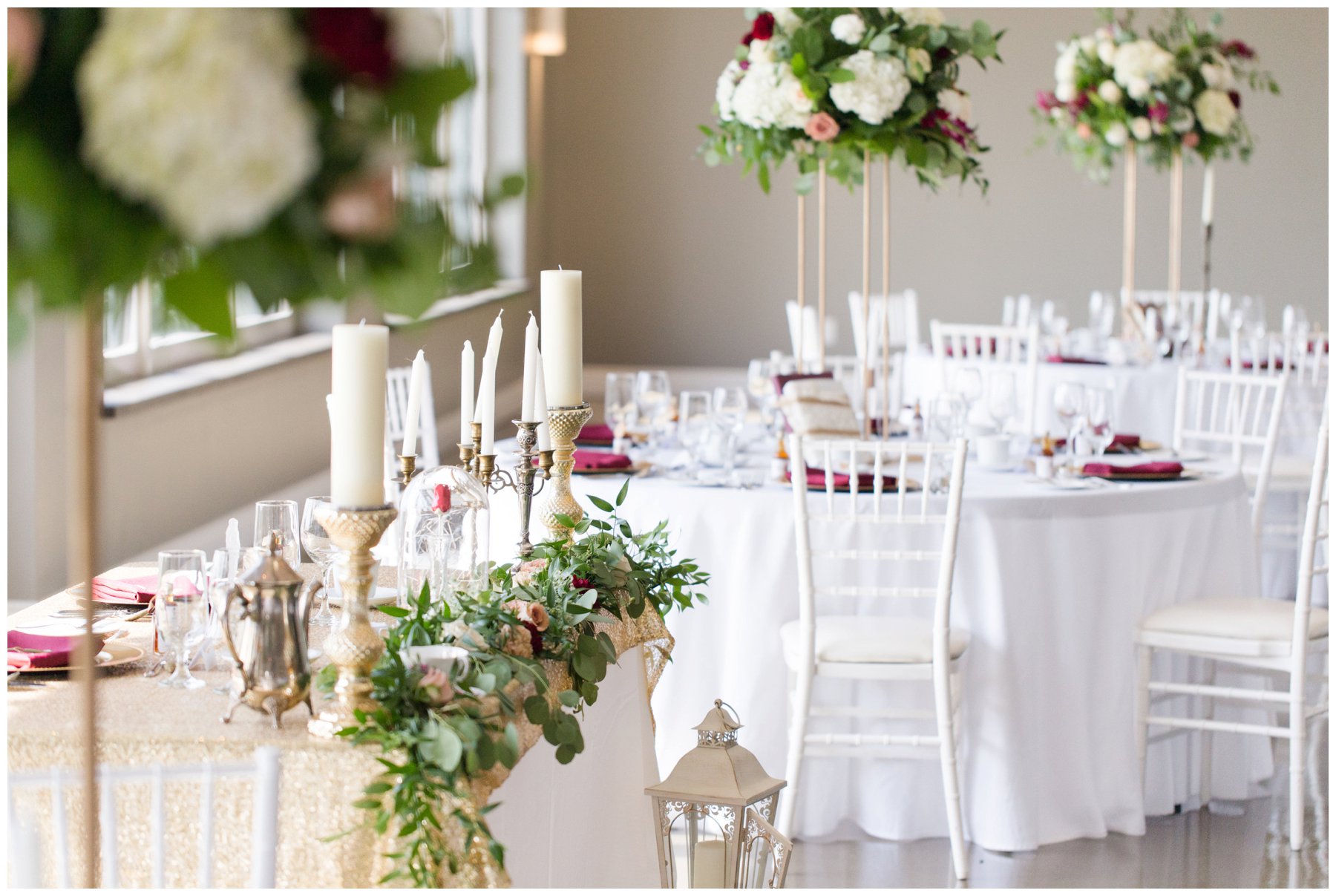 fairy tale inspired wedding at Le Belvedere in Wakefield