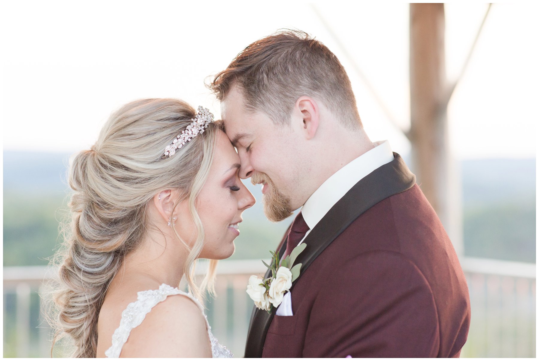 Romanic Fall Wedding at Le Belveder in Wakefield Wedding
