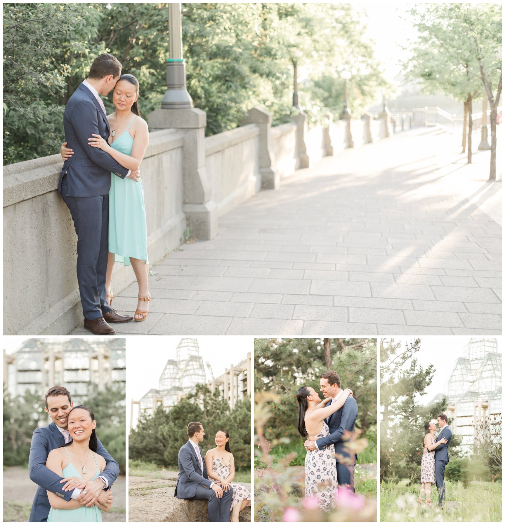 Downtown Ottawa National Gallery Engagement session photos