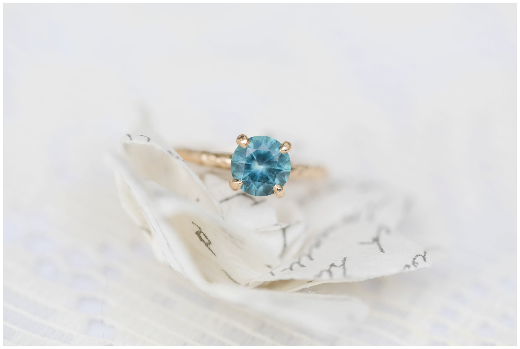 Turquoise engagement ring - The Barnett Company, Ottawa Wedding Photographers
